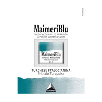 Akvarell festék MAIMERI Blu – félszilkés 1,5 ml – Ftalocianin türkiz