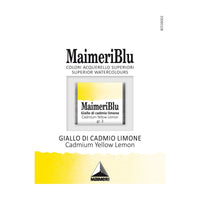 Akvarell festék MAIMERI Blu – félszilkés 1,5 ml – Kadmiumsárga citrom