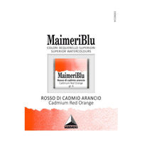 Akvarell festék MAIMERI Blu – félszilkés 1,5 ml – Kadmiumvörös narancs