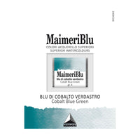Akvarell festék MAIMERI Blu – félszilkés 1,5 ml – Kobaltkék zöldes