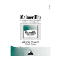Akvarell festék MAIMERI Blu – félszilkés 1,5 ml – Kobaltzöld