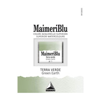 Akvarell festék MAIMERI Blu – félszilkés 1,5 ml – Zöldföld