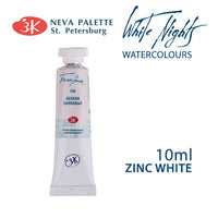 Akvarell festék White Nights 10 ml - Cinkfehér