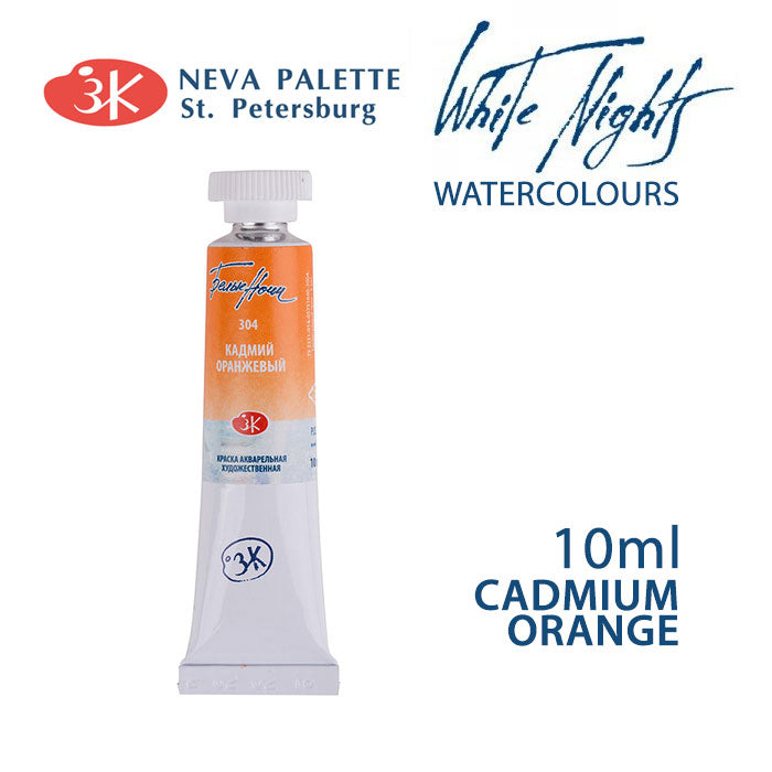 Akvarell festék White Nights 10 ml - Kadmiumnarancs