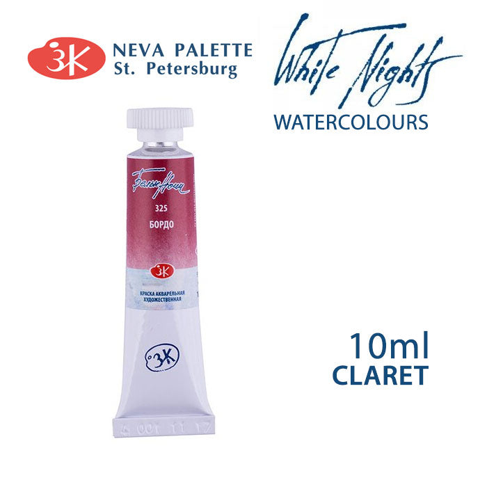 Akvarell festék White Nights 10 ml - Bordó