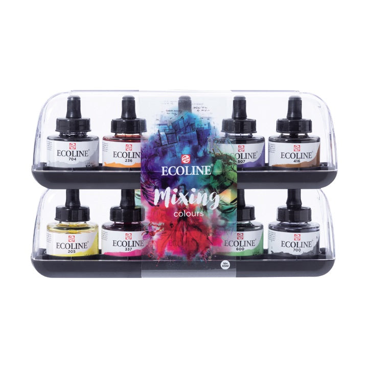 Akvarell festékek Ecoline Mixing Colours szett / 10 x 30 ml