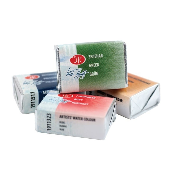 Akvarell festékek White Nights Semi-dry 2.5 ml