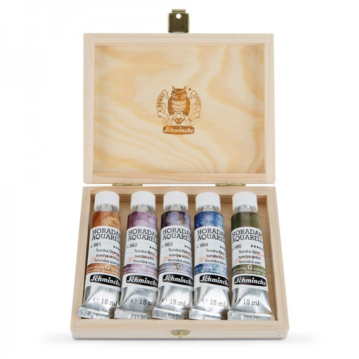 Akvarell festékkészlet tubusban Schmincke Super Granulation 5x15ml