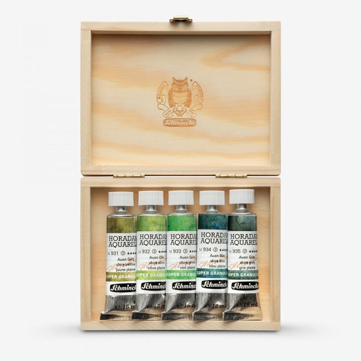 Akvarell festékkészlet tubusban Schmincke Super Granulation 5x15ml