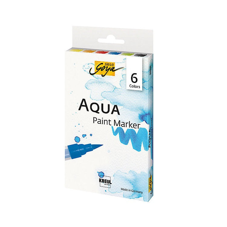 Akvarell marker szett Aqua Solo Goya / 6 db