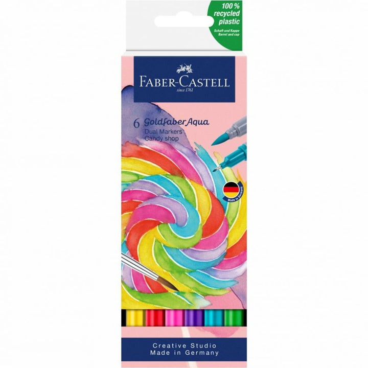 Akvarell markerek Goldfaber Aqua Dual szett Candy shop