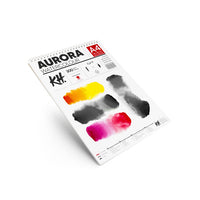 Akvarell spirál blokk AURORA hot press - 12 lap (2)