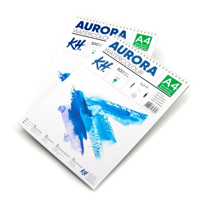 Akvarell spirál blokk AURORA rough - 12 lap (3)