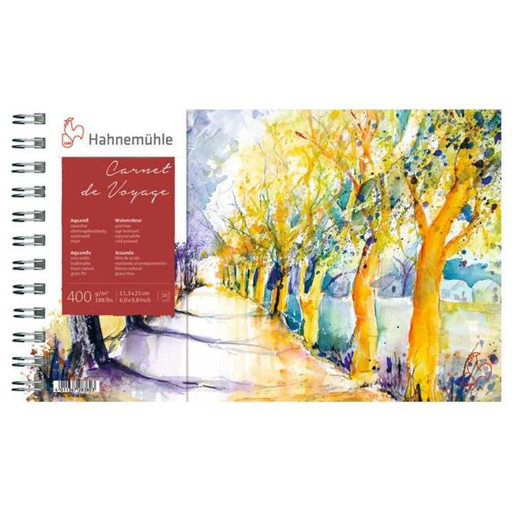 Akvarell tömb HAHNEMÜHLE CARNET DE VOYAGE 15,3 x 25 cm (1)