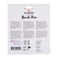 Akvarelltollak ECOLINE BRUSH PEN pasztell 10 db (5)