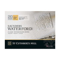 Akvarelltömb CANSON St Cuthberts Saunders Waterford Rough 300 g/m² 26 × 51 cm – 20 lap