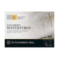 Akvarelltömb CANSON St Cuthberts Saunders Waterford Rough 300 g/m² 26 × 51 cm – 20 lap