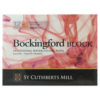 Akvarelltömb St Cuthberts Mill Bockingford HP fehér 300 g/m² - 12 lap 31 – 41 cm