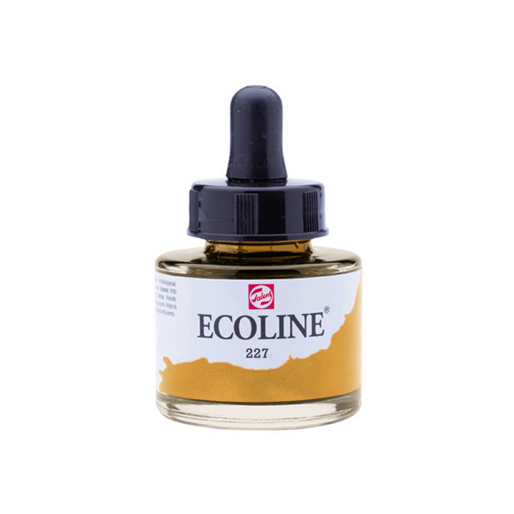 Akvarell festék Ecoline 30 ml – 227 Yellow Ochre