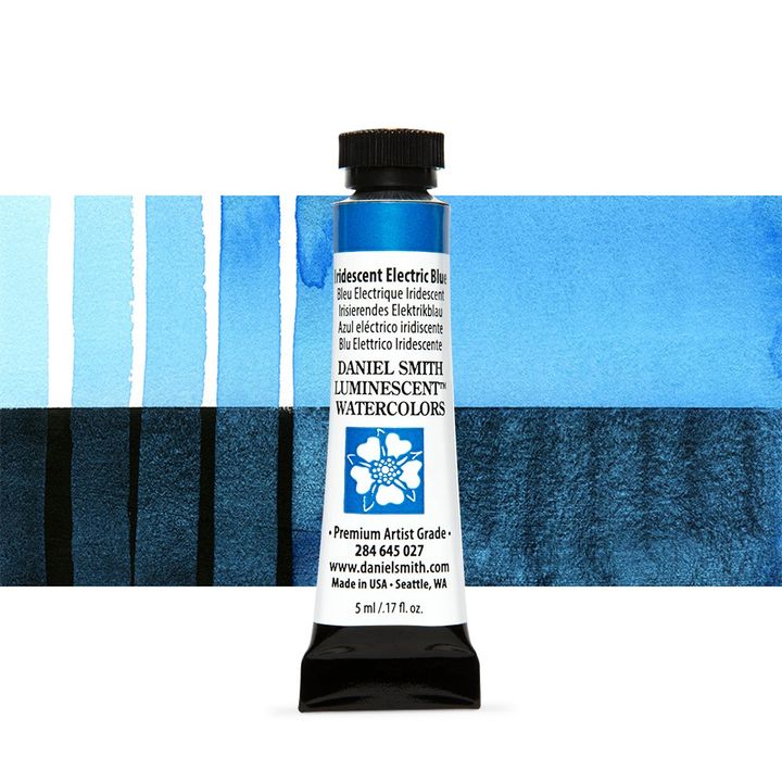 Akvarell festék Daniel Smith Luminescent – 027 Iridescent Electric Blue
