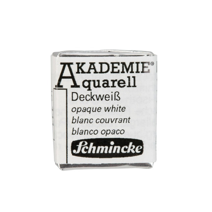 Schmincke AKADEMIE akvarellfesték 1/2 szilárd festék – 111 fedőfehér