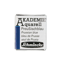Schmincke AKADEMIE akvarellfesték 1/2 szilárd festék – 445 poroszkék