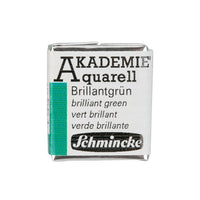 Schmincke AKADEMIE akvarellfesték 1/2 szilárd festék – 551 briliánszöld