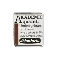Schmincke AKADEMIE akvarellfesték 1/2 szilárd festék – 664 égetett umbra