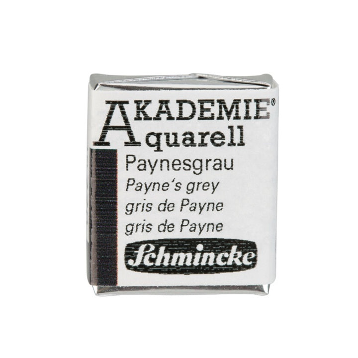 Schmincke AKADEMIE akvarellfesték 1/2 szilárd festék – 770 paynes szürke