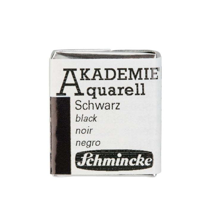 Schmincke AKADEMIE akvarellfesték 1/2 szilárd festék – 782 fekete