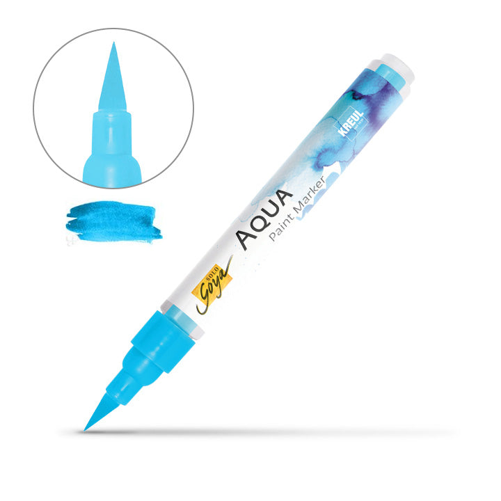 Akvarell marker Aqua Solo Goya – Cyan