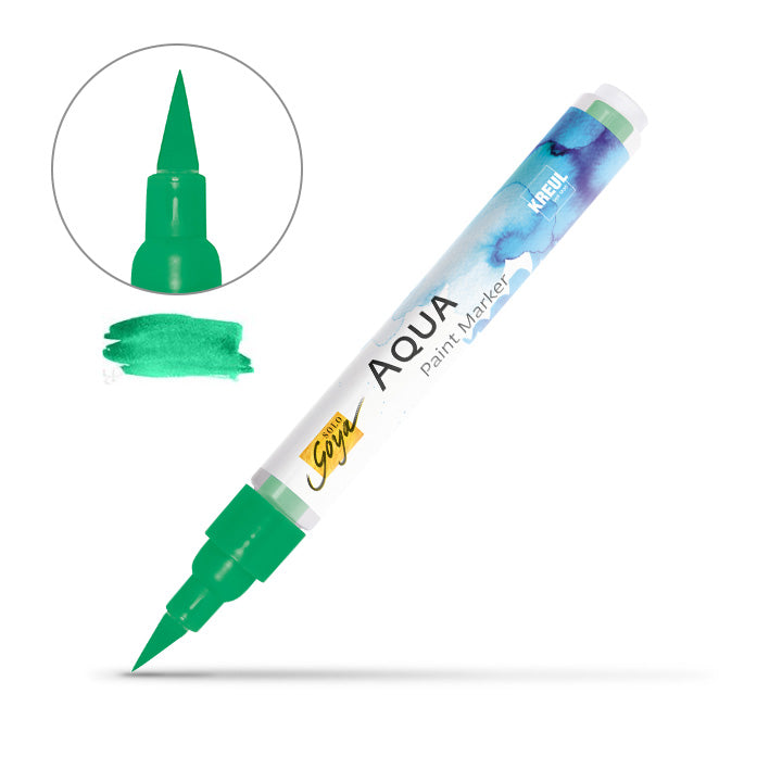 Akvarell marker Aqua Solo Goya – Permanent Green