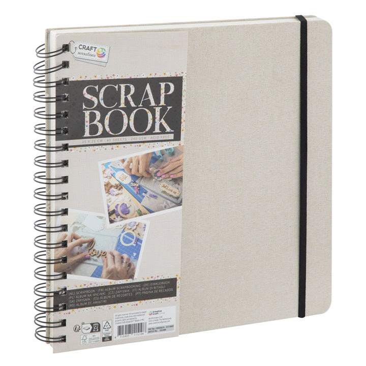 Scrapbooking album 25x25 cm – Zöld