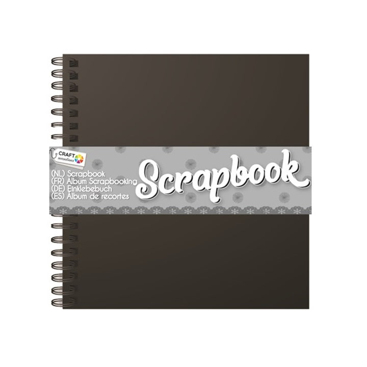 Scrapbooking album Craft Sensations 15x15 cm - 40 lap – Black