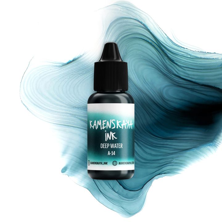 Alkoholos tinta KAMENSKAYA A-LINE 15ml – A-14 mélyvíz