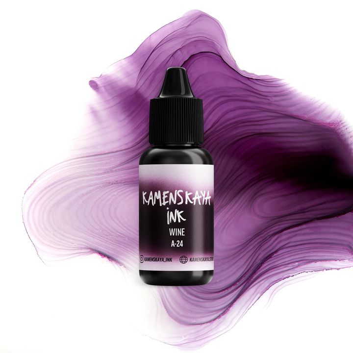Alkoholos tinta KAMENSKAYA A-LINE 15ml – A-24 bordó
