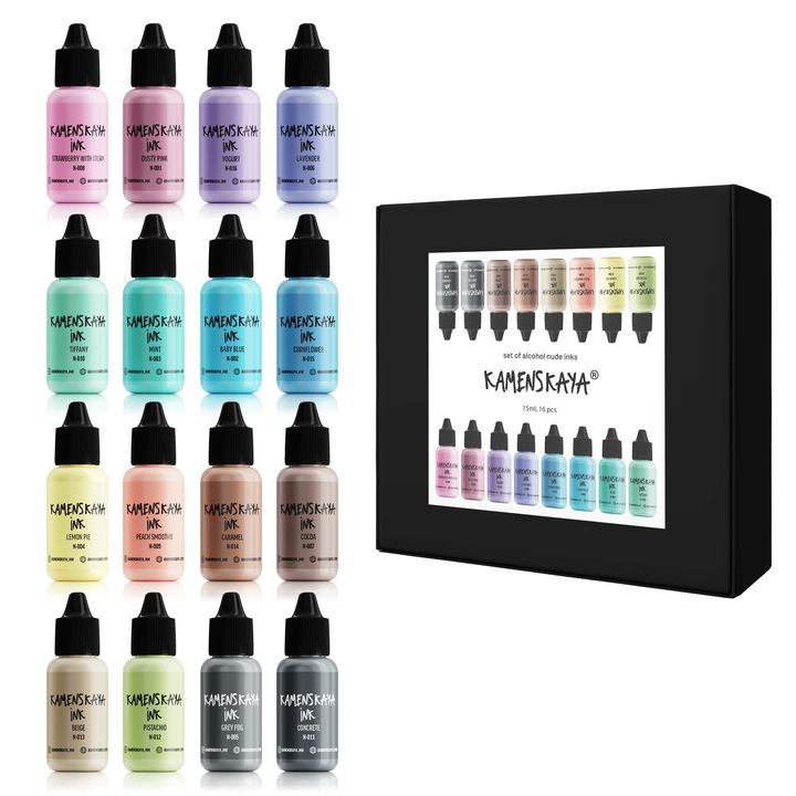 Alkoholos tinták készlete NUDE KAMENSKAYA 16 x 15 ml (1)