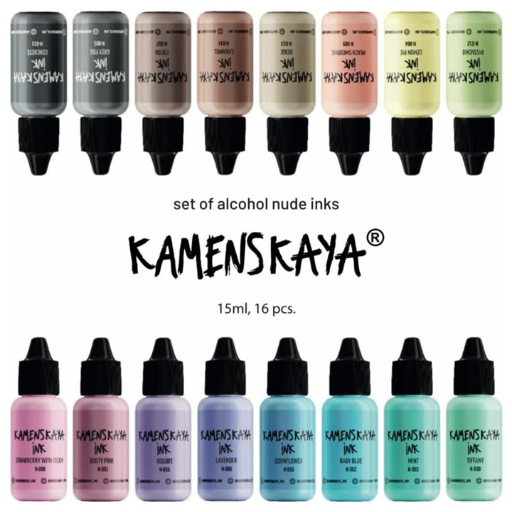 Alkoholos tinták készlete NUDE KAMENSKAYA 16 x 15 ml (2)