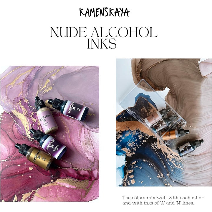 Alkoholos tinták készlete NUDE KAMENSKAYA 16 x 15 ml (5)