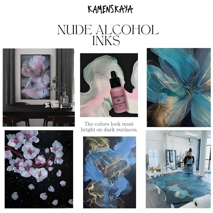 Alkoholos tinták készlete NUDE KAMENSKAYA 16 x 15 ml (6)