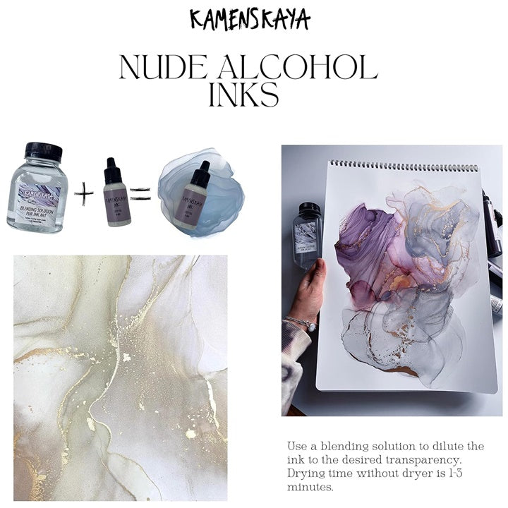 Alkoholos tinták készlete NUDE KAMENSKAYA 16 x 15 ml (7)