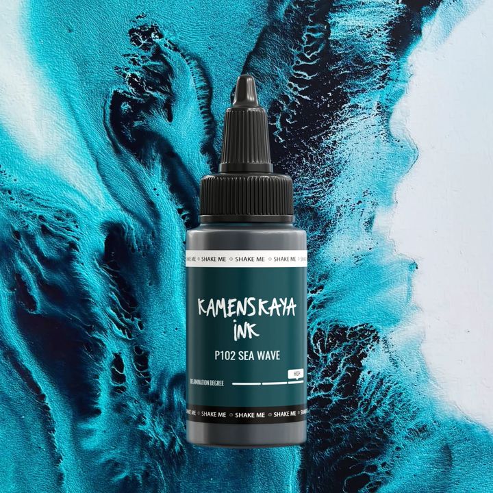 Alkoholos tinta KAMENSKAYA DELAMINATING 30ml – P-102 Tengeri hullámok