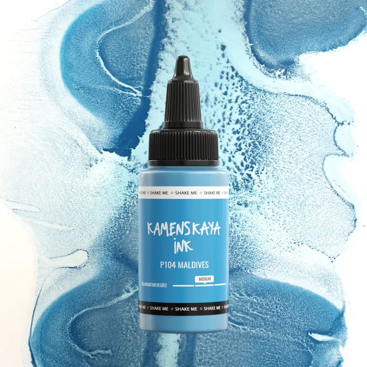 Alkoholos tinta KAMENSKAYA DELAMINATING 30ml – P-104 Maldív-szigetek