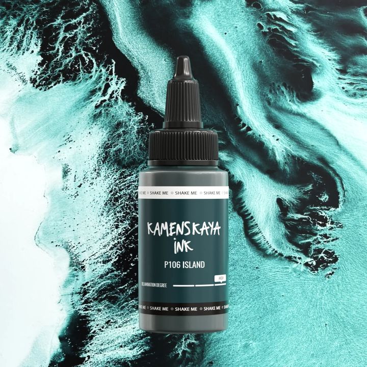 Alkoholos tinta KAMENSKAYA DELAMINATING 30ml – P-106 Sziget