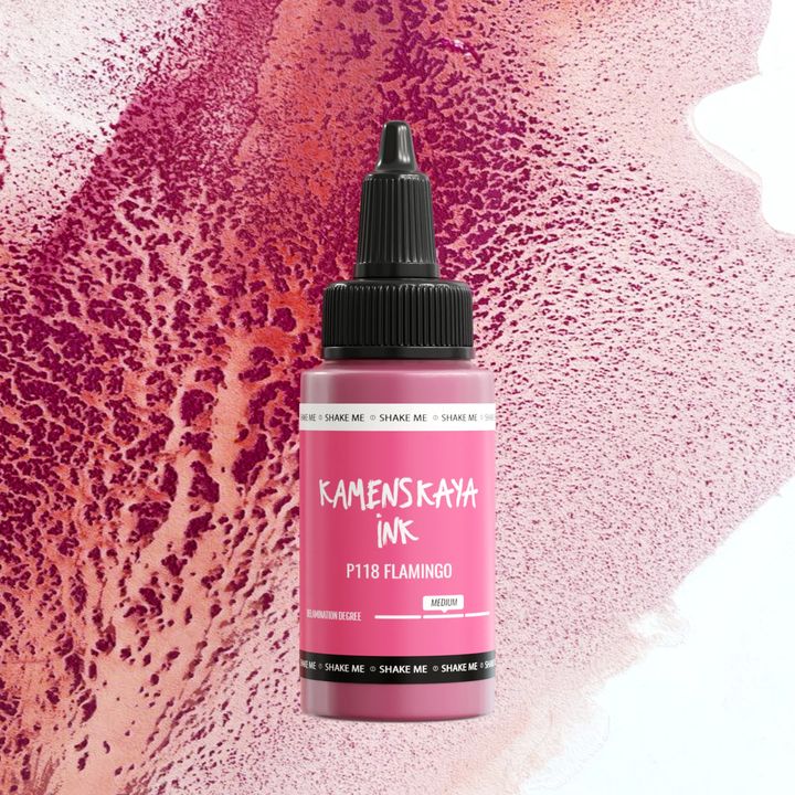 Alkoholos tinta KAMENSKAYA DELAMINATING 30ml – P-118 lángvörös