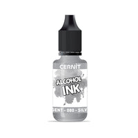 CERNIT alkohol alapú színes tinta 20 ml – 080 ezüst