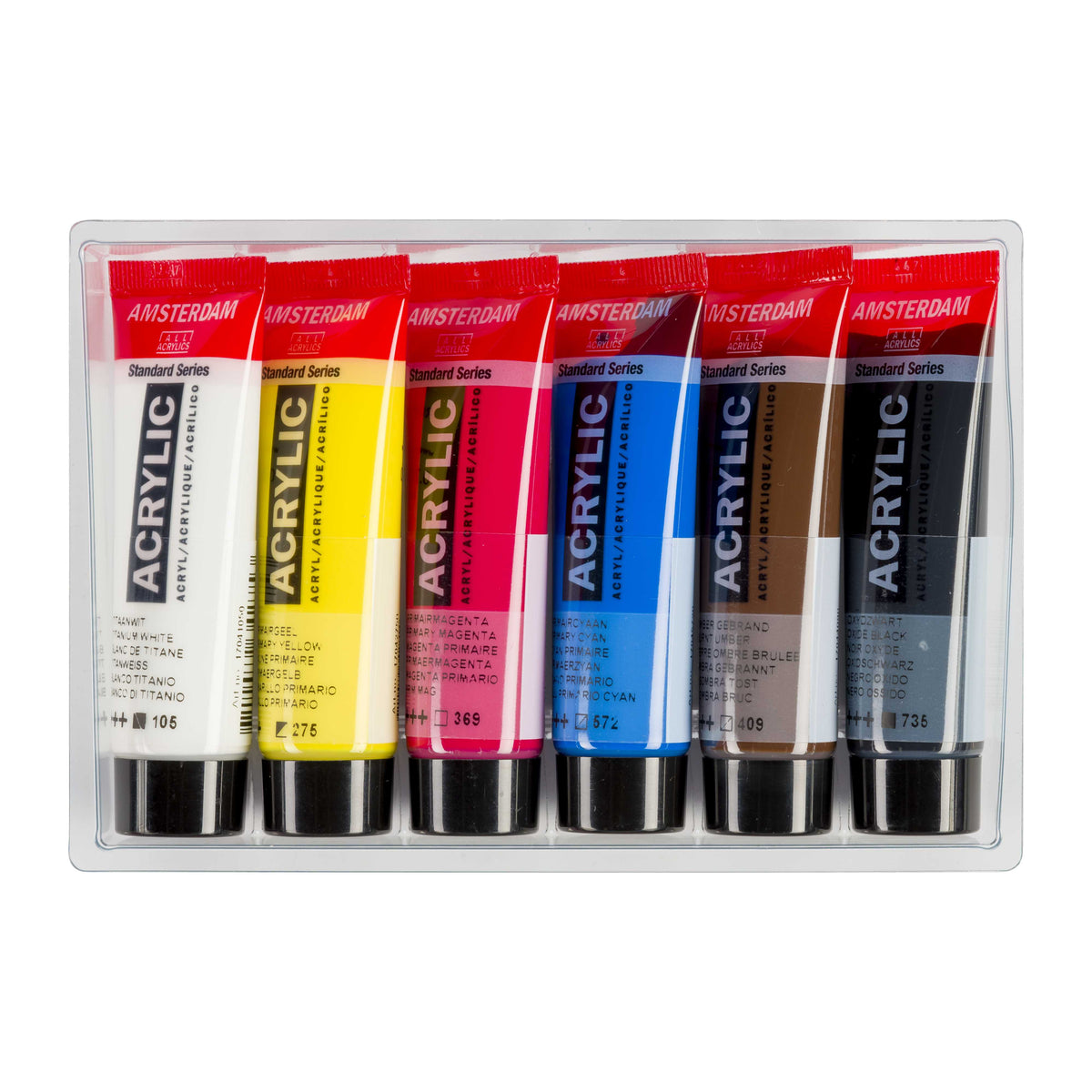 ROYAL TALENS Amsterdam Primary akrilfesték készlet 6 x 20 ml