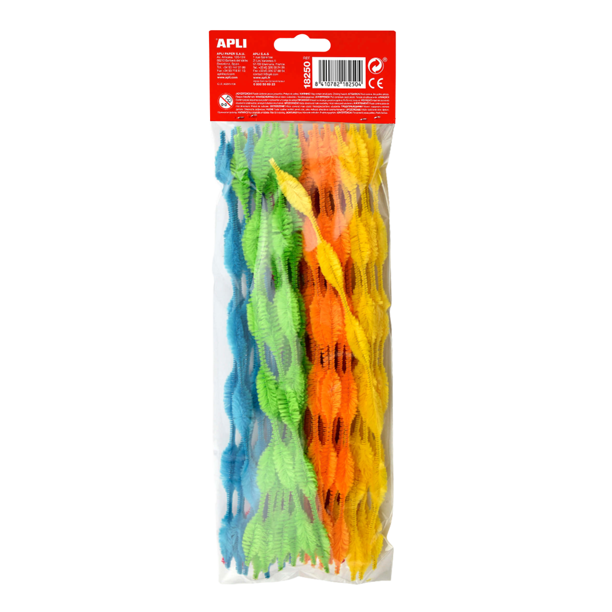 APLI Bumpy hullámos zseníliadrót, színes mix