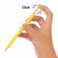 APLI Color Click nyomós színes ceruzák, 12 db pótbetétekkel és hegyezővel