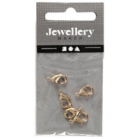 Arany ékszer csatok, 10,1 mm, 5 darabos csomagban (2)